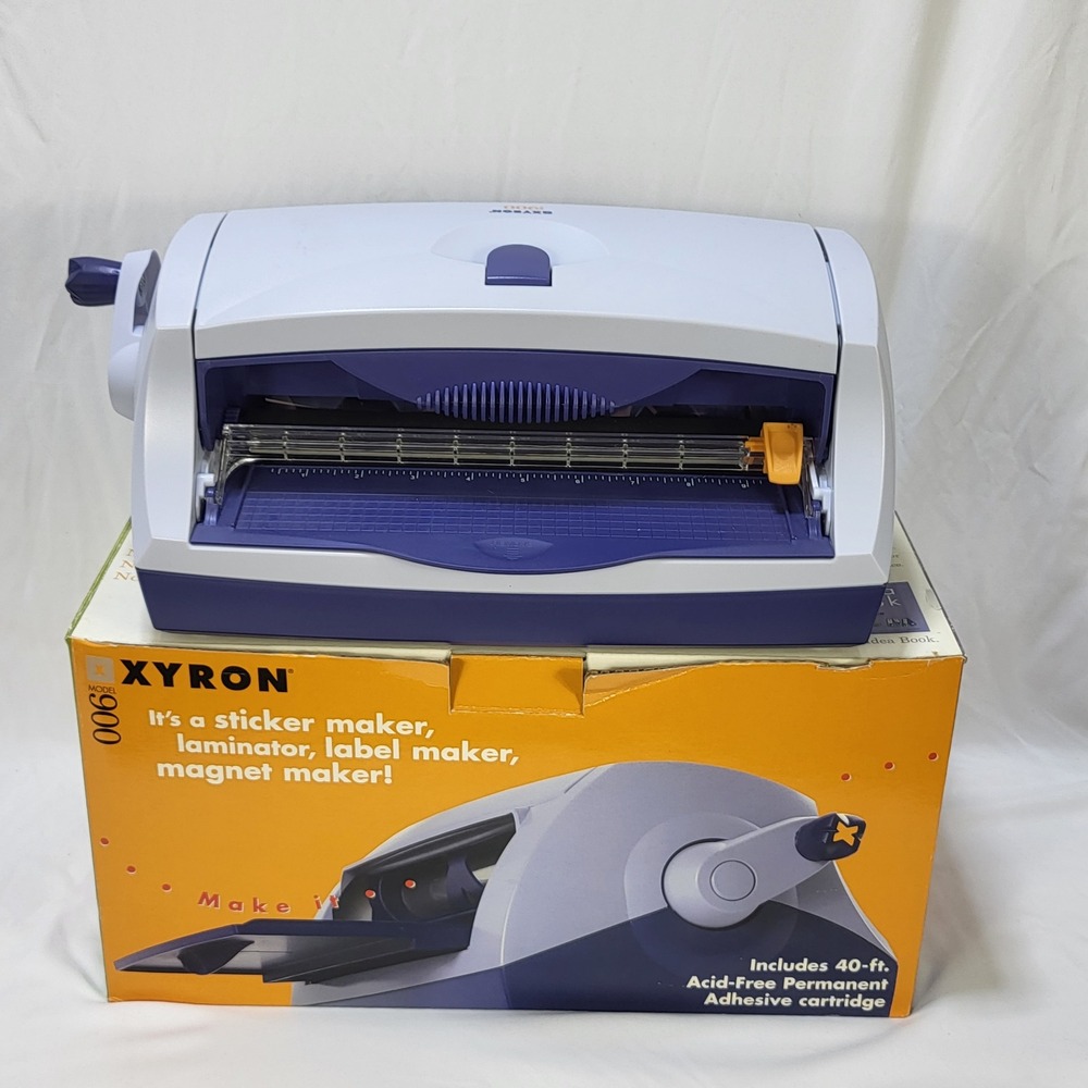 Xyron 900 Sticker Maker Laminator Label Magnet Maker Machine DIY Paper Crafts